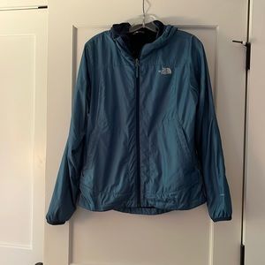 The North Face Lined Women’s Windbreaker with Hood,  Size Medium